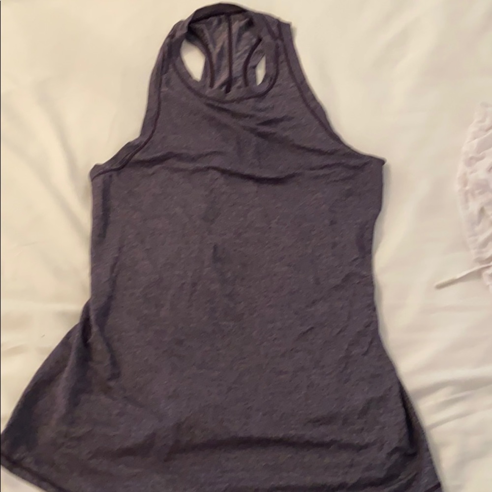 Lululemon tank top with slit back